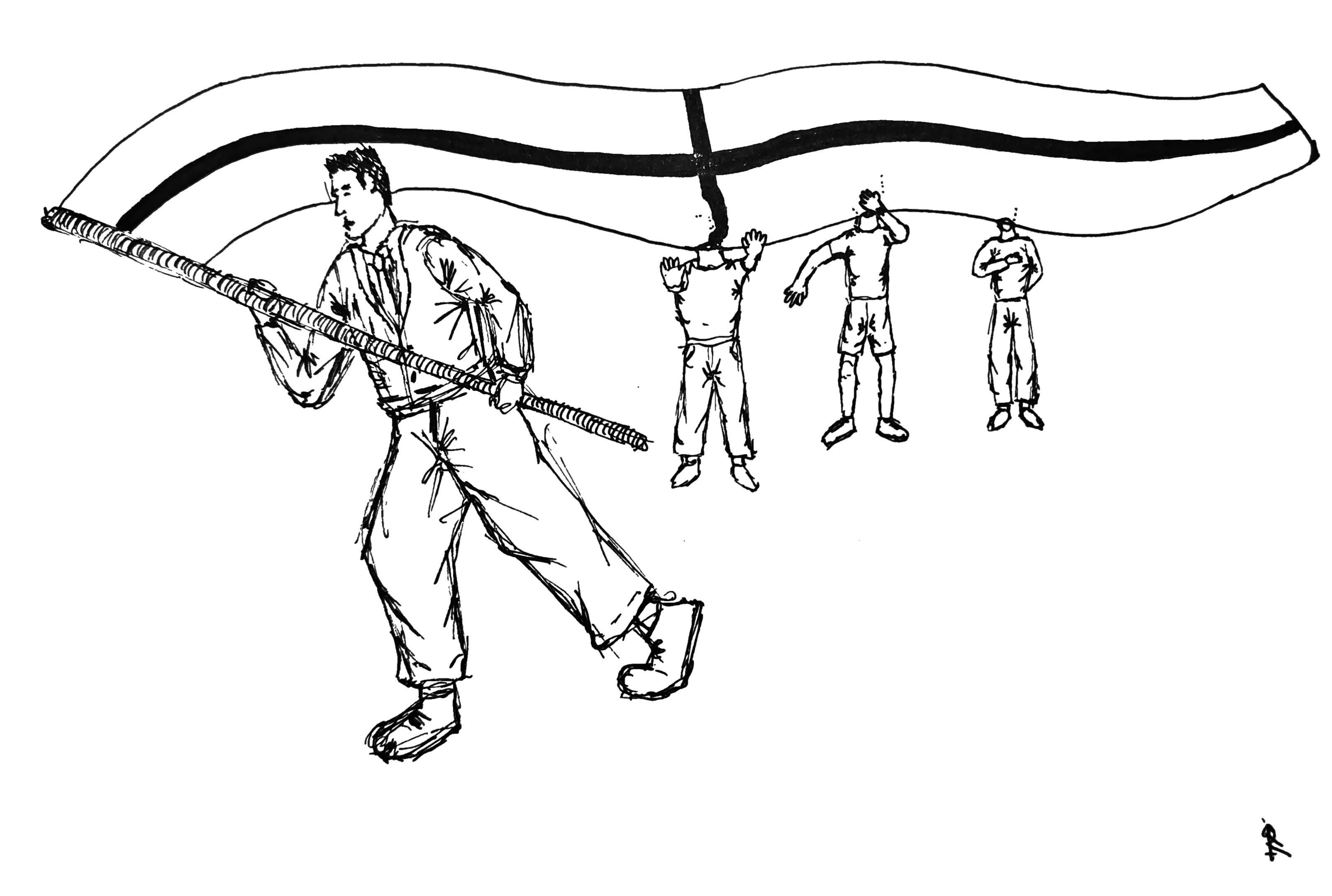 Blinded by the flag, Pen