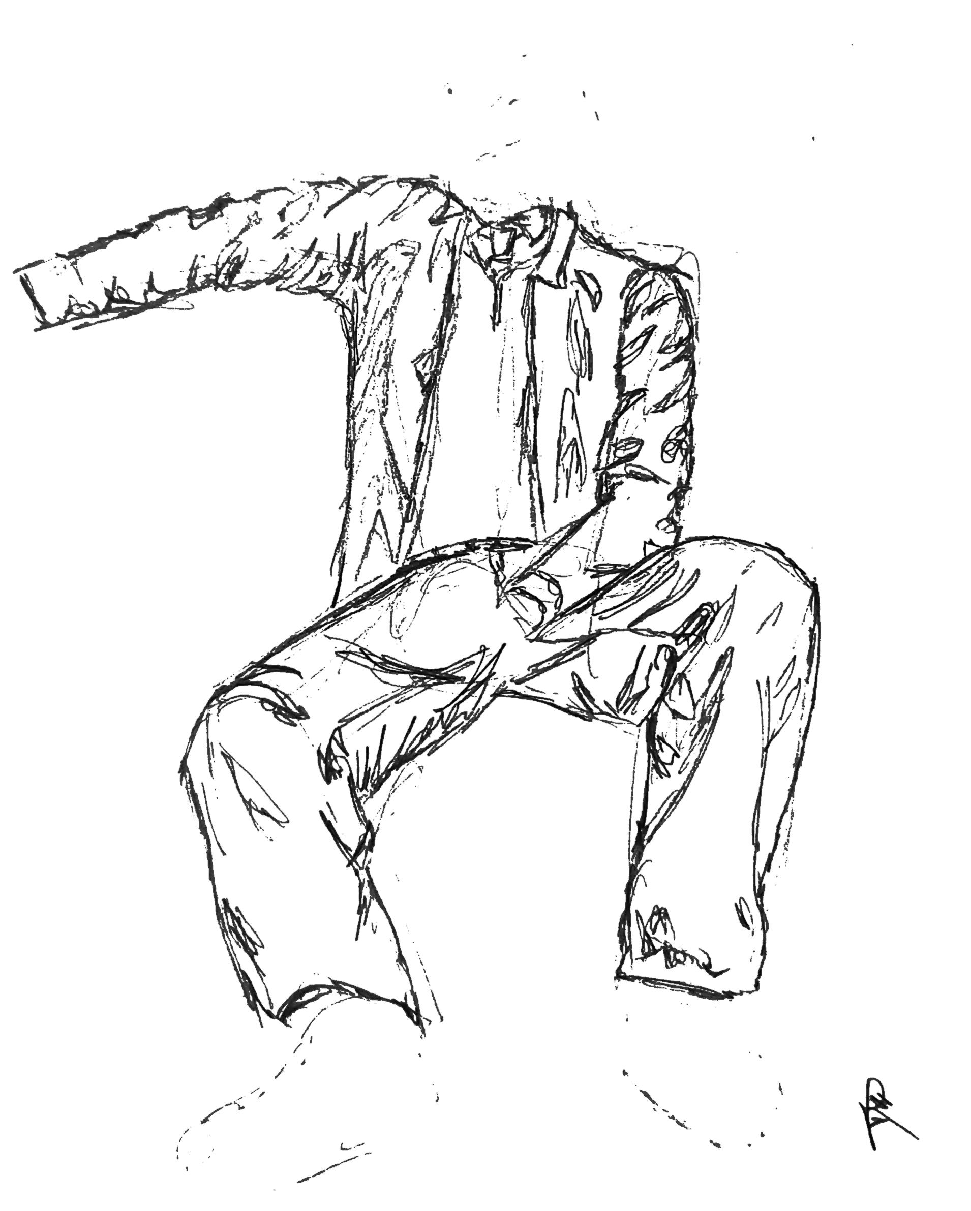 Clothing practice, Pen