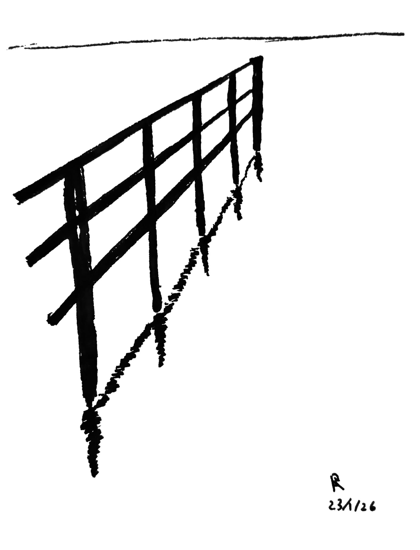 Fence at Starnberger See, Pen