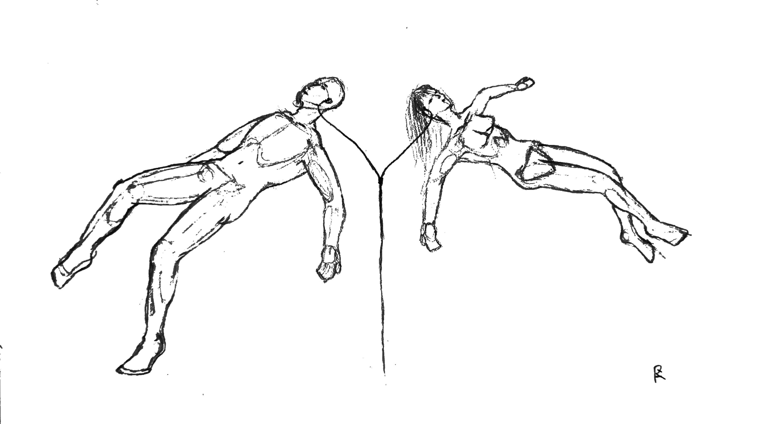 I float when I'm with you (v2), Pencil