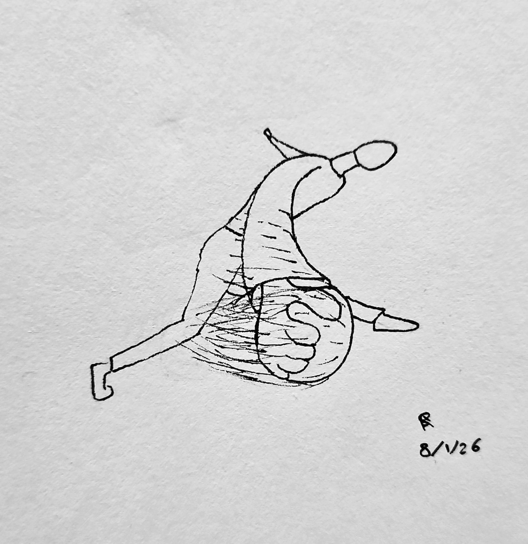 Daily sketch - 08/01/2026, Pencil